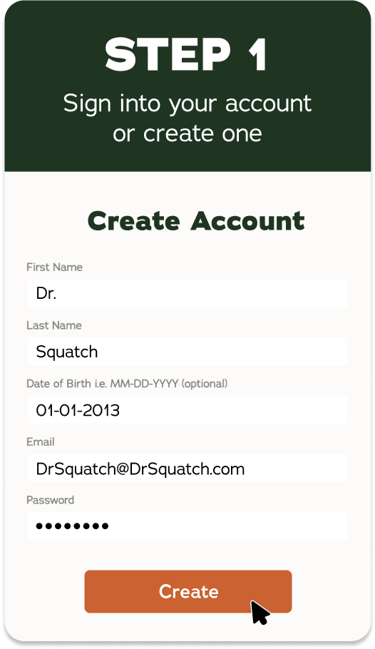 How to Redeem Step 1